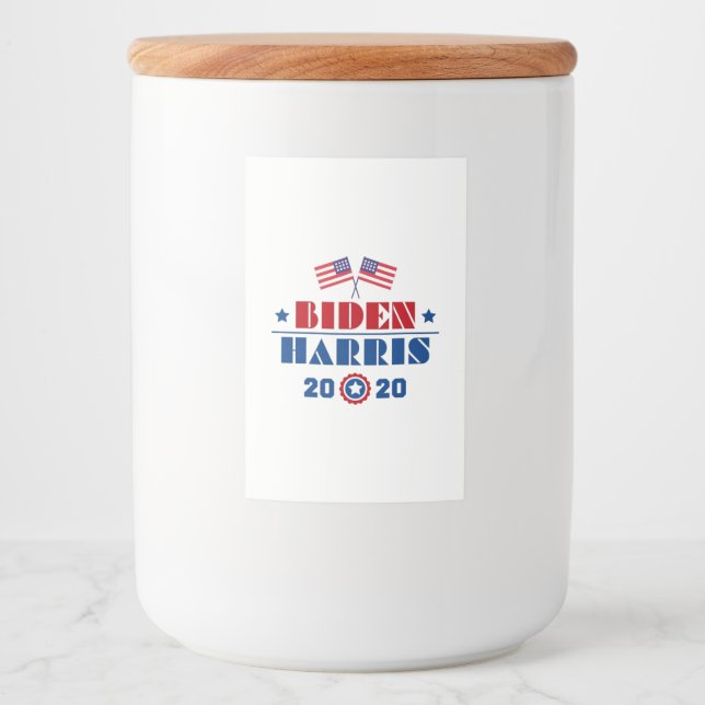 Biden Harris 2020 Food Label (Front)