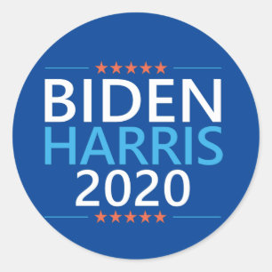 Biden Harris 2020 for President US Election Classic Round Sticker