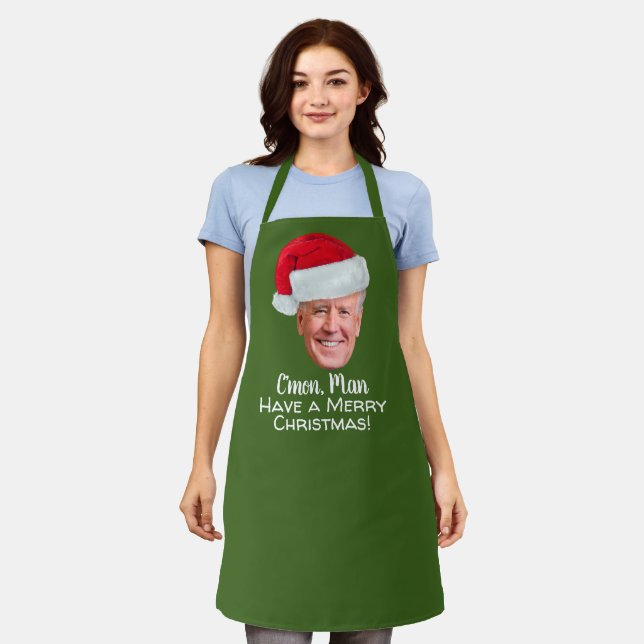 Biden Harris 2020 - Joe Santa Hat - C'mon Man Apron (Worn)