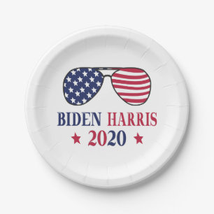 Biden Harris 2020 Paper Plate