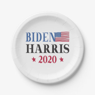 Biden Harris 2020 Paper Plate