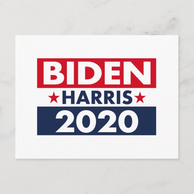 BIDEN HARRIS 2020 POSTCARD (Front)
