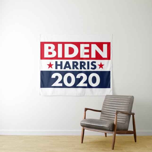 BIDEN HARRIS 2020 TAPESTRY (In Situ (Horizontal))