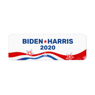 Biden Harris 2020 texte et drapeau américain