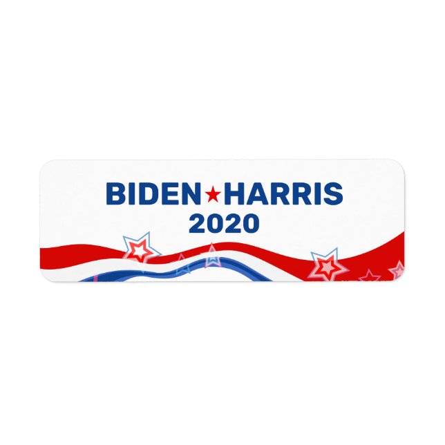 Biden Harris 2020 texte et drapeau américain (Devant)