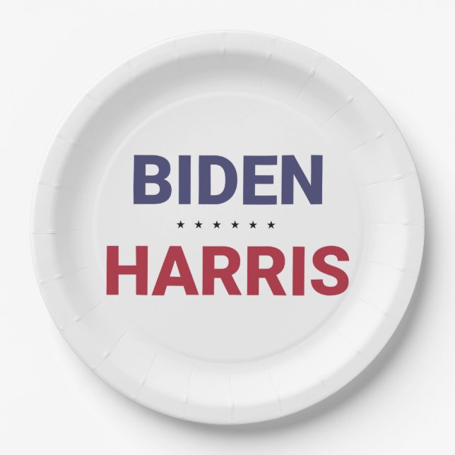 Biden-Harris (2020 US Election) Paper Plate (Front)