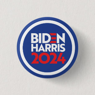 Biden Harris 2024 1 Inch Round Button
