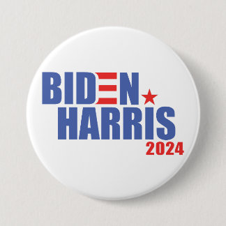 Biden / Harris 2024 3 Inch Round Button