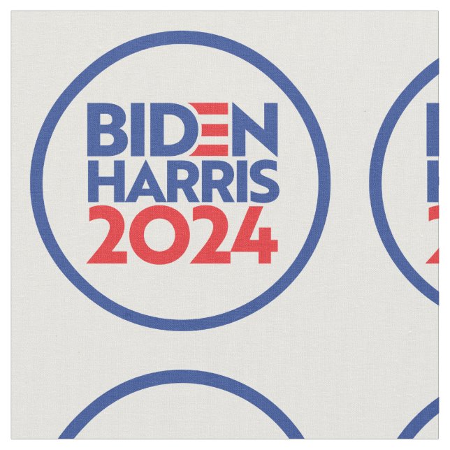 Biden Harris 2024 Fabric (Close Up)