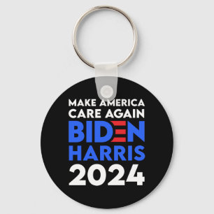 Biden / Harris - 2024 - Make America Care Again Keychain