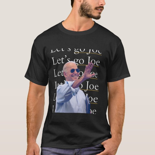 Biden Harris 2024 President American Flag Joe Bide T-Shirt (Front)