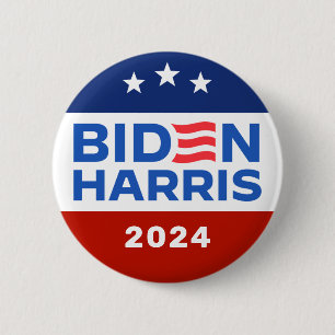 Biden Harris 2024 Presidential Election Campaign 2 Inch Round Button