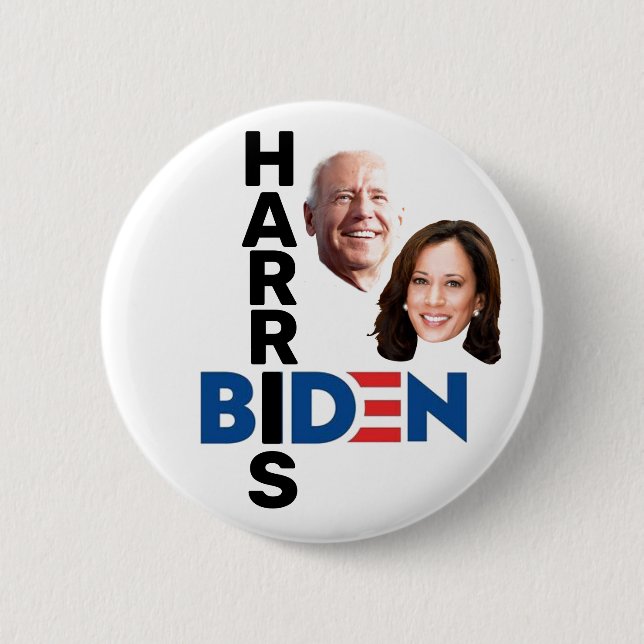 Biden/Harris 2 Inch Round Button (Front)