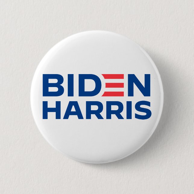Biden Harris 2 Inch Round Button (Front)