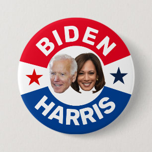 BIDEN / HARRIS 3 INCH ROUND BUTTON