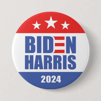 Biden / Harris 3 Inch Round Button