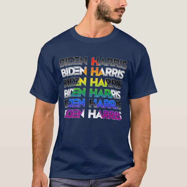 Biden Harris Ally Pride T-Shirt (Front)
