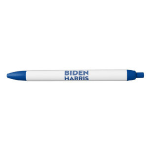 "Biden harris - blue white letters Black Ink Pen