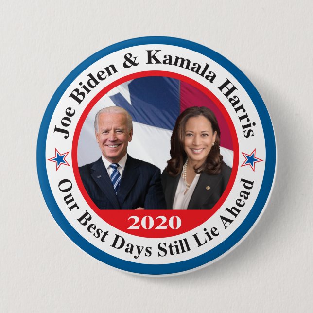 biden Harris campaign stuff 3 Inch Round Button (Front)