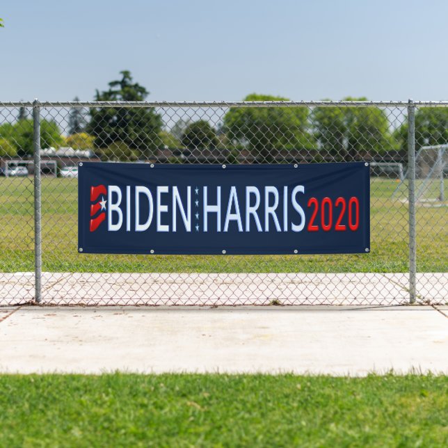 Biden Harris Democratic 2020 Election Campaign Banner (Insitu)