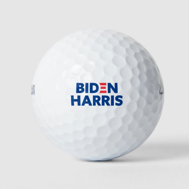 Biden / Harris Election Support Blue Logo Golf Balls (Front)