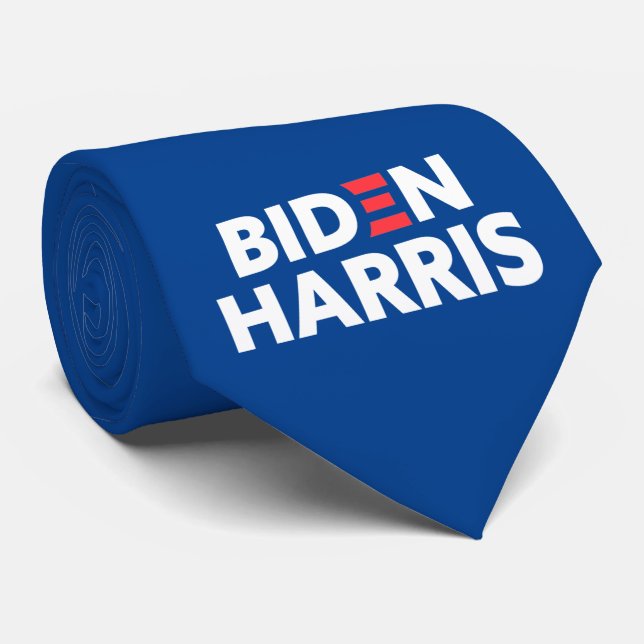 Biden / Harris Election Support Blue Tie (Rolled)