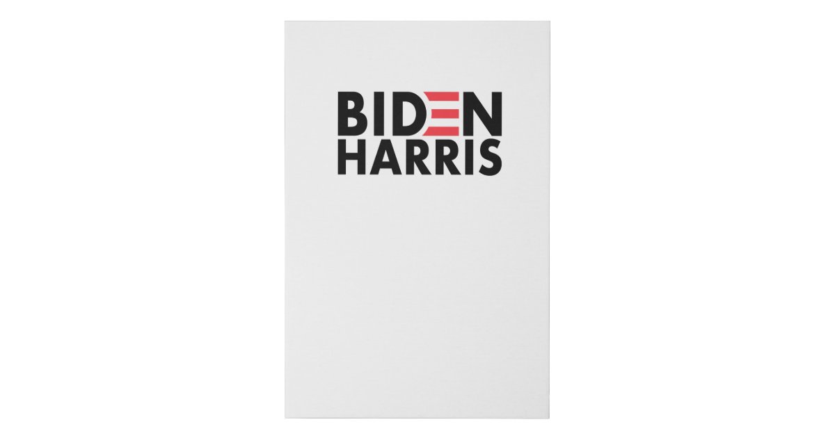 Biden Harris Faux Canvas Print | Zazzle.ca