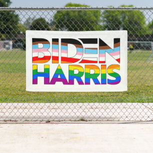 Biden Harris LGBTQ+ Pride Banner