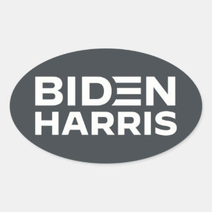 BIDEN HARRIS OVAL STICKER