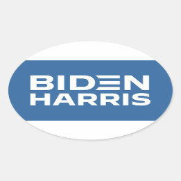 BIDEN HARRIS OVAL STICKER