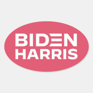 BIDEN HARRIS OVAL STICKER