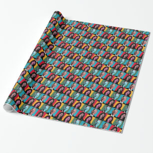 Biden Harris Pop Art Wrapping Paper