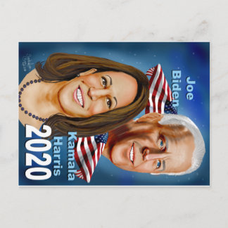 Biden Harris postcard