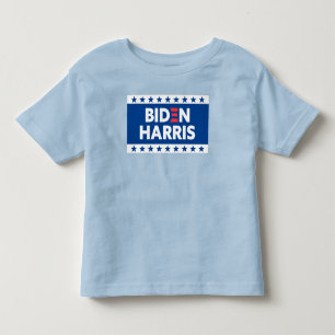 Biden / Harris Stars Frame White Blue Toddler T-shirt
