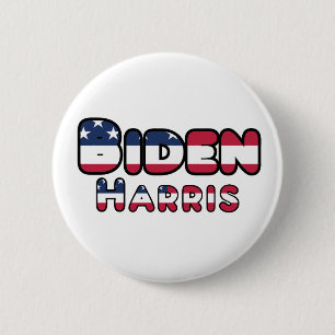 Biden & Harris Support US Election 2020 2 Inch Round Button