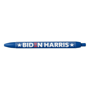 Biden / Harris White Stars Blue Ink Pen