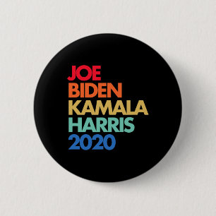 Biden Inauguration 2021 Kamala Harris 2020 Rainbow 2 Inch Round Button