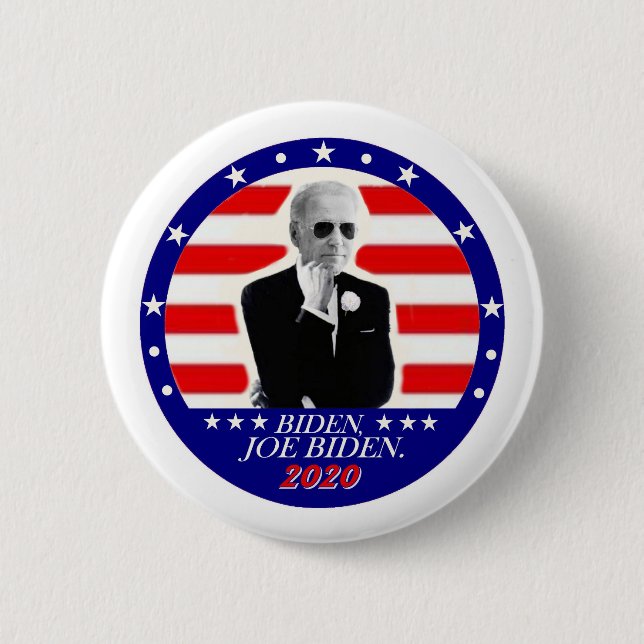Biden, Joe Biden. 2 Inch Round Button (Front)