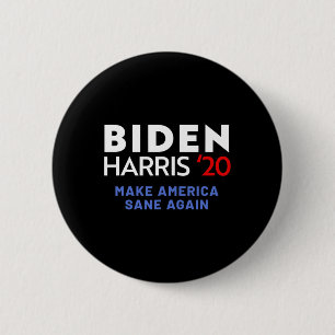 Biden Kamala Harris Liberal Democrat 2020 Election 2 Inch Round Button