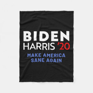 Biden Kamala Harris Liberal Democrat 2020 Election Fleece Blanket