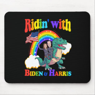 Biden Kamala Harris Shirt Toddler Kids Dinosaur T- Mouse Pad