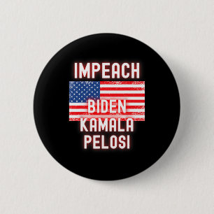 Biden Kamala Pelosi Woke Democrat 2024 Election Go 2 Inch Round Button