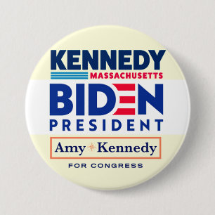 Biden -- Kennedy Coattails 3 Inch Round Button