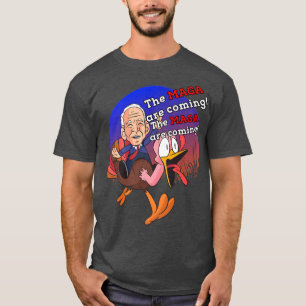 Biden Midnight Ride MAGA Are Coming Adult Costume  T-Shirt