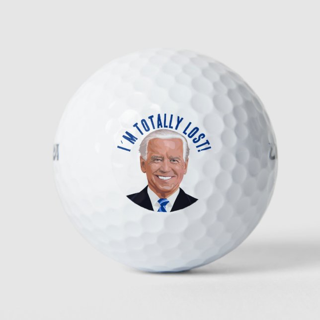 Biden Perdu Personnalisez les balles de golf (Devant)