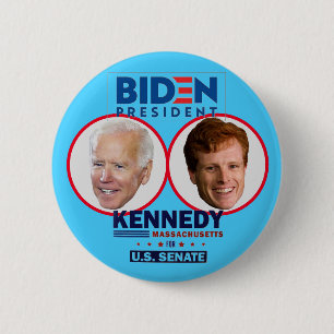 Biden President Kennedy Senate 2020 2 Inch Round Button