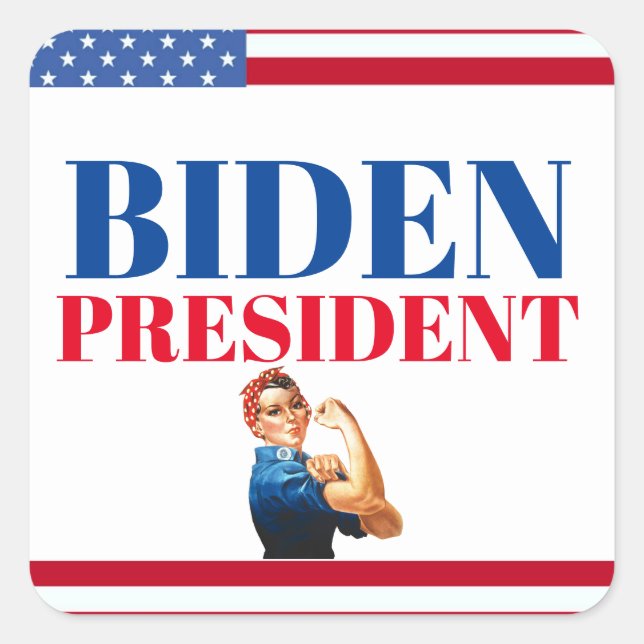 Biden President Sticker (Front)