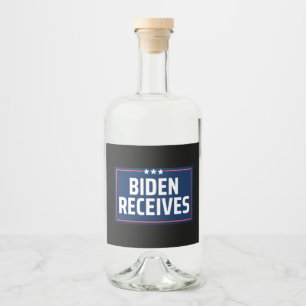 Biden Receives Liquor Bottle Label