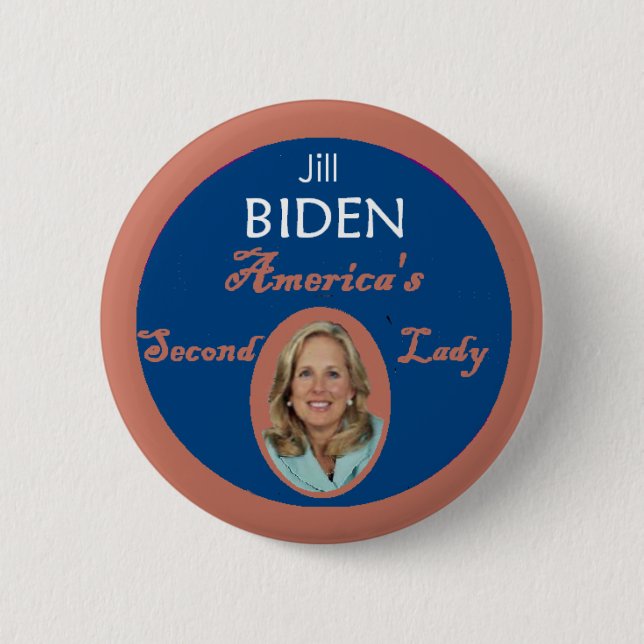 Biden Second Lady Button (Front)