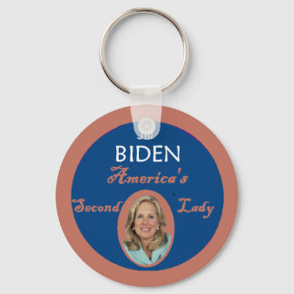 Biden Second Lady Keychain